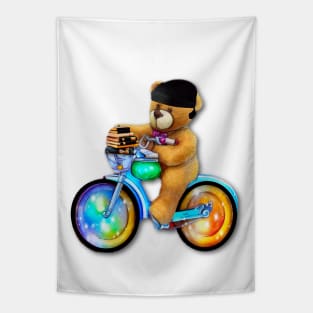 Bike Riding Tapestry