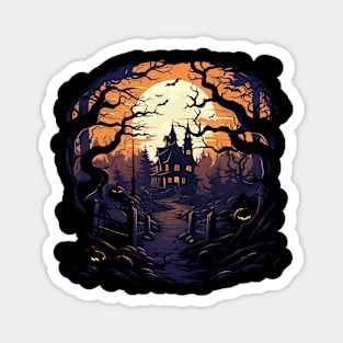 spooky house Magnet