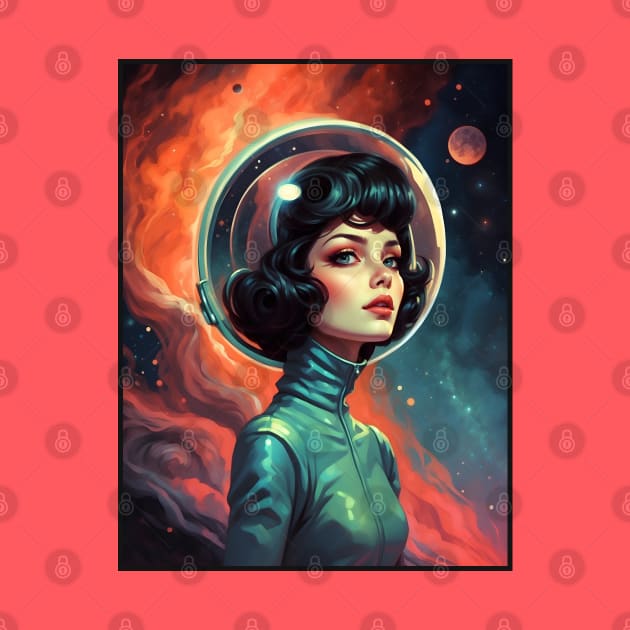 Retro Astronaut Girl by VivaLaRetro