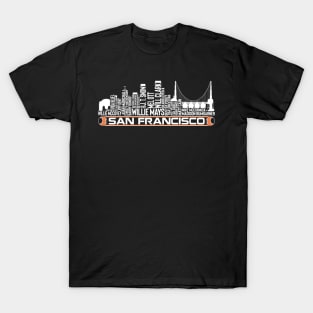 San Francisco Giants Mono Logo Graphic Long Sleeve T-Shirt - Mens