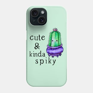 Cute And Kinda Spiky Cactus Doodle Phone Case