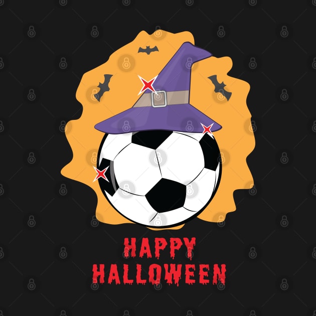 Happy Football / Soccer Halloween - Funny by DesignWood-Sport