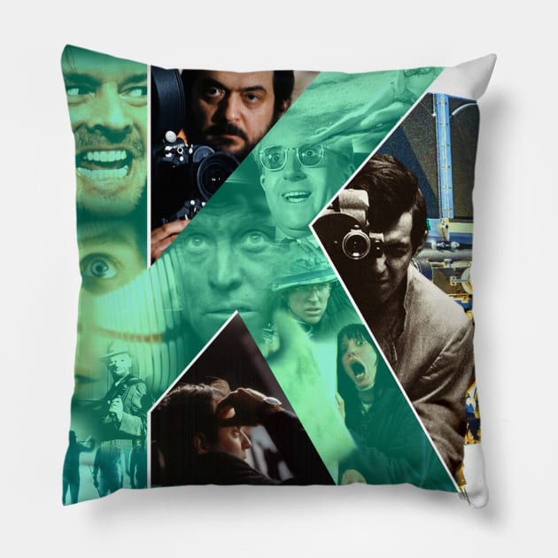 Kubrick Collage Pillow by Dez53