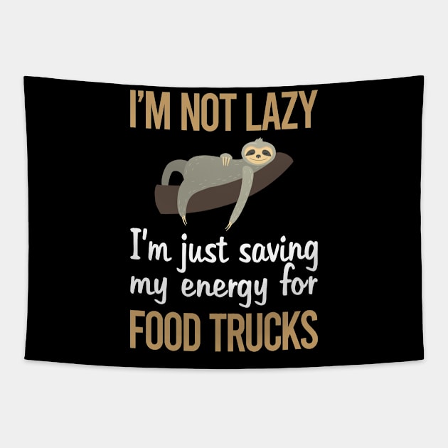 Saving Energy Food Truck Trucks Tapestry by lainetexterbxe49