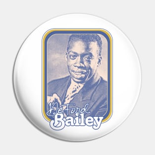 DeFord Bailey / Retro Style Country Artist Fan Design Pin