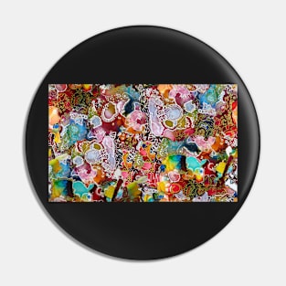 Bright Manic Moonscape Pin