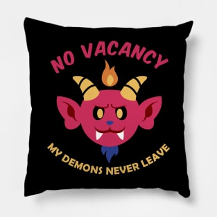 No Vacancy Pillow