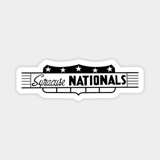 Defunct Syracuse Nationals Basketball 1960 Magnet