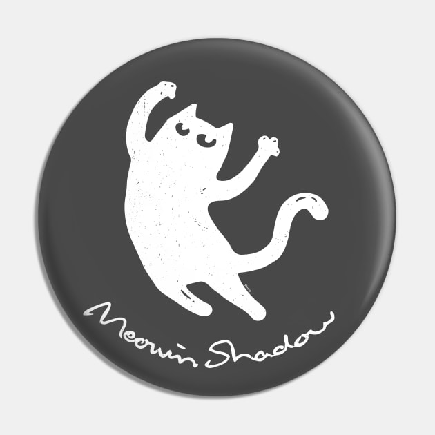 Meowing Shadow Pin by skeamworks