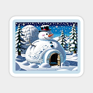 Frosty The Igloo Magnet