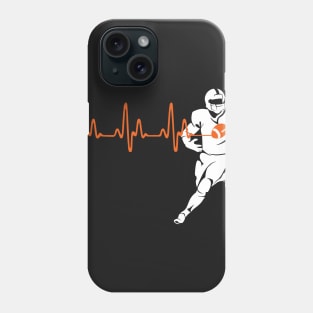 Heartbeat Football Phone Case