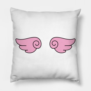 Pink Anime Angel Wings Pillow