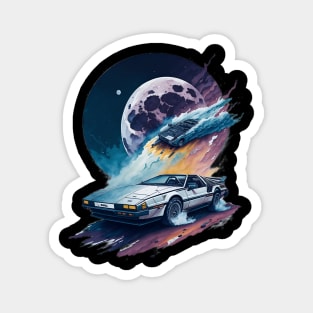 Summer Art DMC DeLorean Magnet