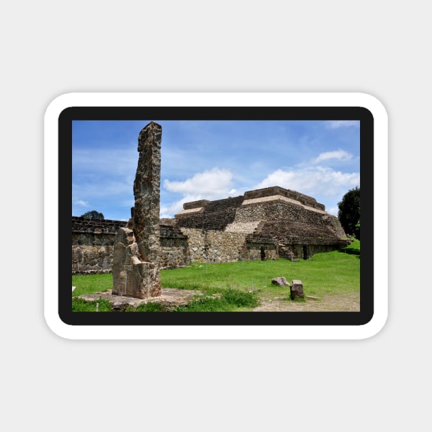 Site archéologique de Monte Alban, Oaxaca Mexique Magnet by franck380