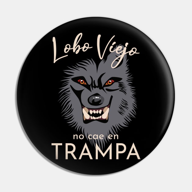 Lobo Viejo Pin by Tiro1Linea