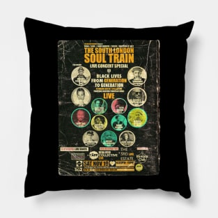 POSTER TOUR - SOUL TRAIN THE SOUTH LONDON 127 Pillow