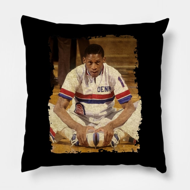 Clean Stretching With a Clean Dennis Rodman Pillow by Omeshshopart