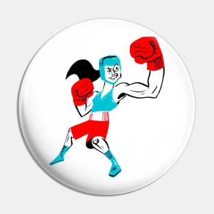 Woman Boxer Pin