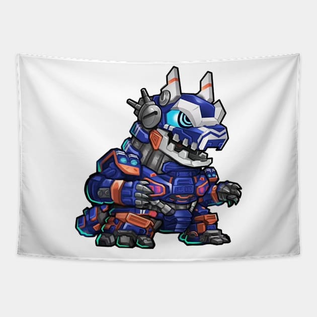 ultraman blazar Tapestry by mprokolo corgi