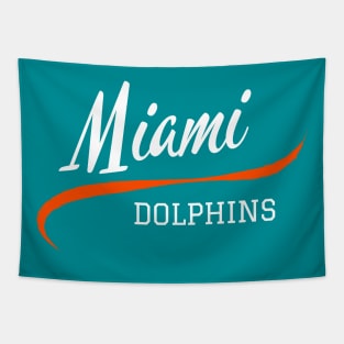 Dolphins Wavy Tapestry