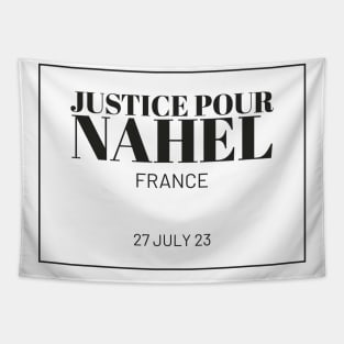 Justice Pour Nahel Logo Pride - France 27.07.2023 Tapestry