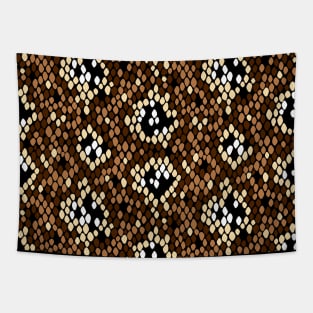 Snakeskin Pattern (Brown) Tapestry