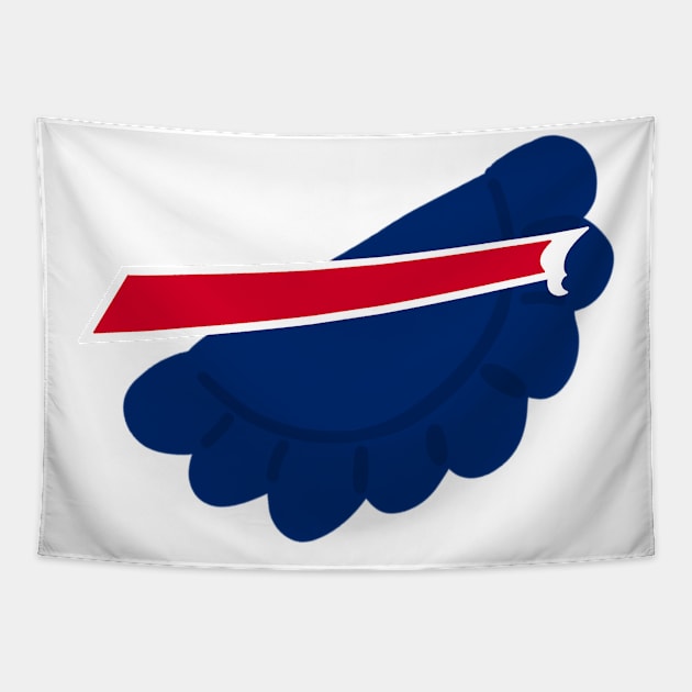 Bills Pierogi Tapestry by The Letters mdn