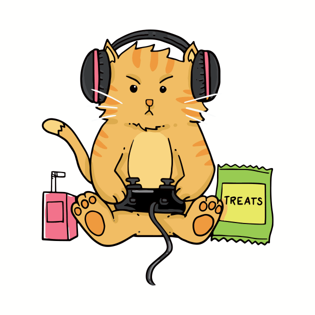 Gaming Cat by Nowhereman78