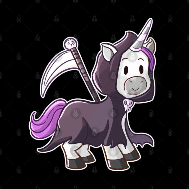 Grim Reaper Unicorn by Wanderer Bat