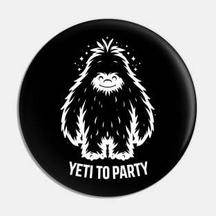 Yeti To Party Pin