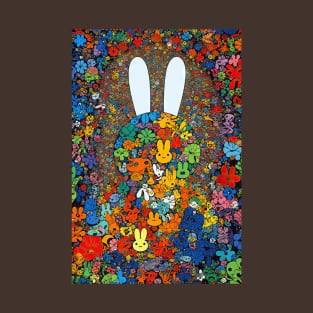 Psychedelic Multiverse Rabbit T-Shirt