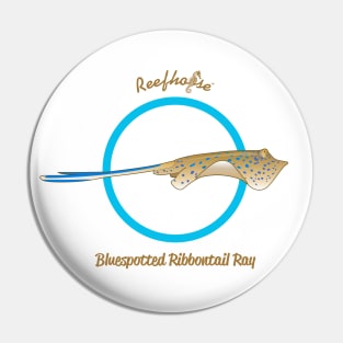 Bluespotted Ribbontail Ray Pin