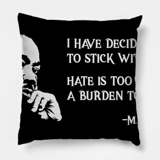 Martin Luther King Quote Freedom Protest MLK Gift Pillow