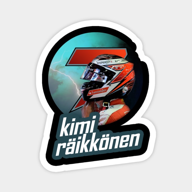 Kimi Raikkonen 72015 Magnet by Summersg Randyx