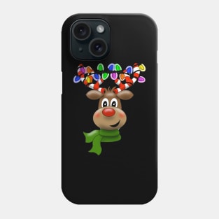 Candy Cane Reindeer Phone Case