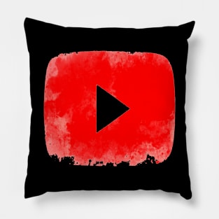 Youtube logo Pillow