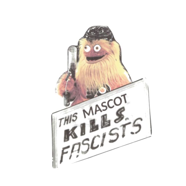 This Mascot Kills Fascists by bluespecsstudio