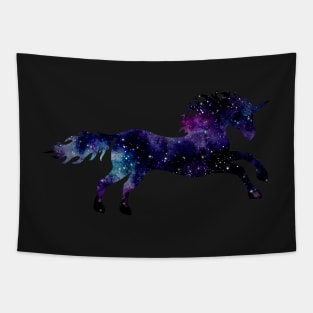 Dark Unicorn Tapestry