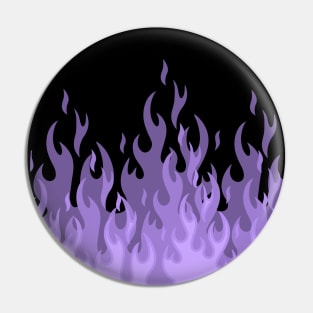 Just Purple Flames Pin