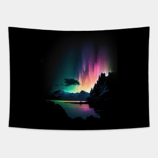 Minimalist - Aurora Borealis 01 Tapestry