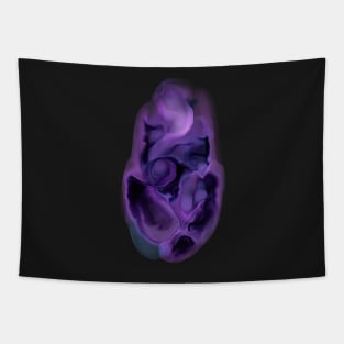 Purple Ink Texture Tapestry