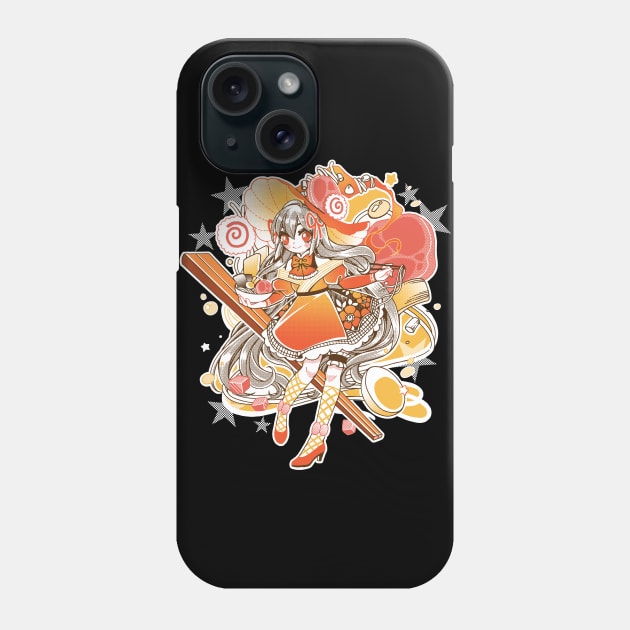 Ramen Girl Phone Case by CoinboxTees