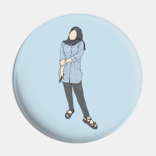 Blue Vanilla Moon Collection Pin