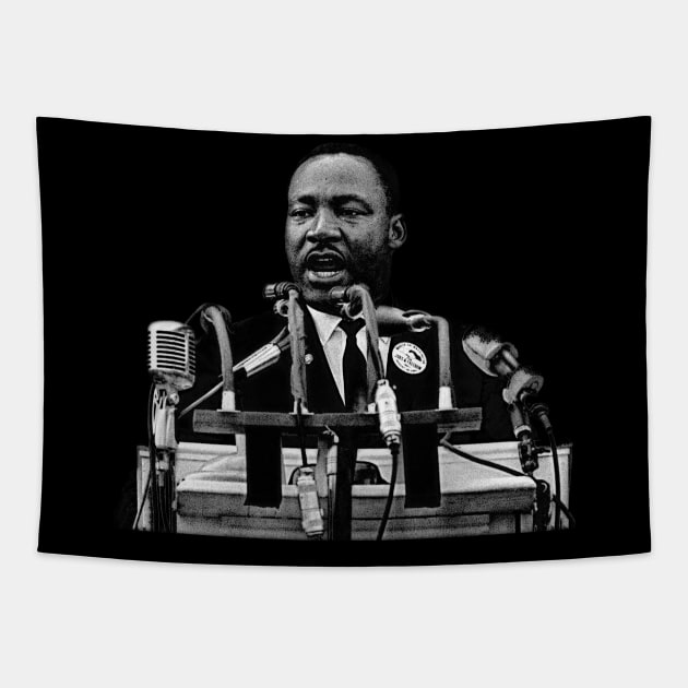 MLK // I Have a Dream Tribute Tapestry by darklordpug