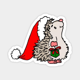 Santa Hedgehog Magnet