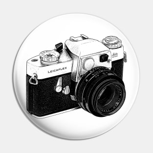 Vintage Camera SLR Pin