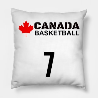 Canada Basketball Number 7 Design Gift Idea Pillow