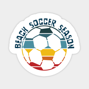 Beach Soccer Season Magnet