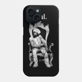 Royal Laughter: King Katt Williams on Throne Phone Case