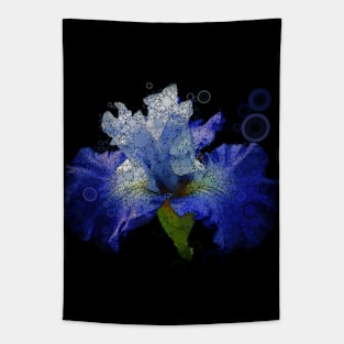 Purple Iris Design Tapestry